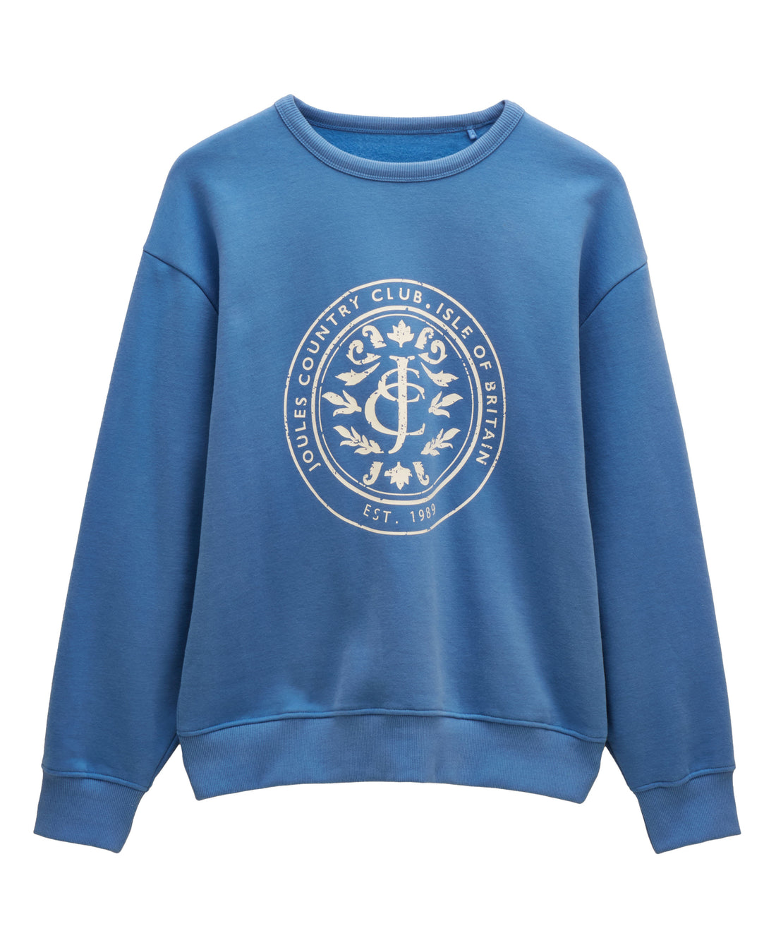 Graphic Crew Sweatshirt - Blue