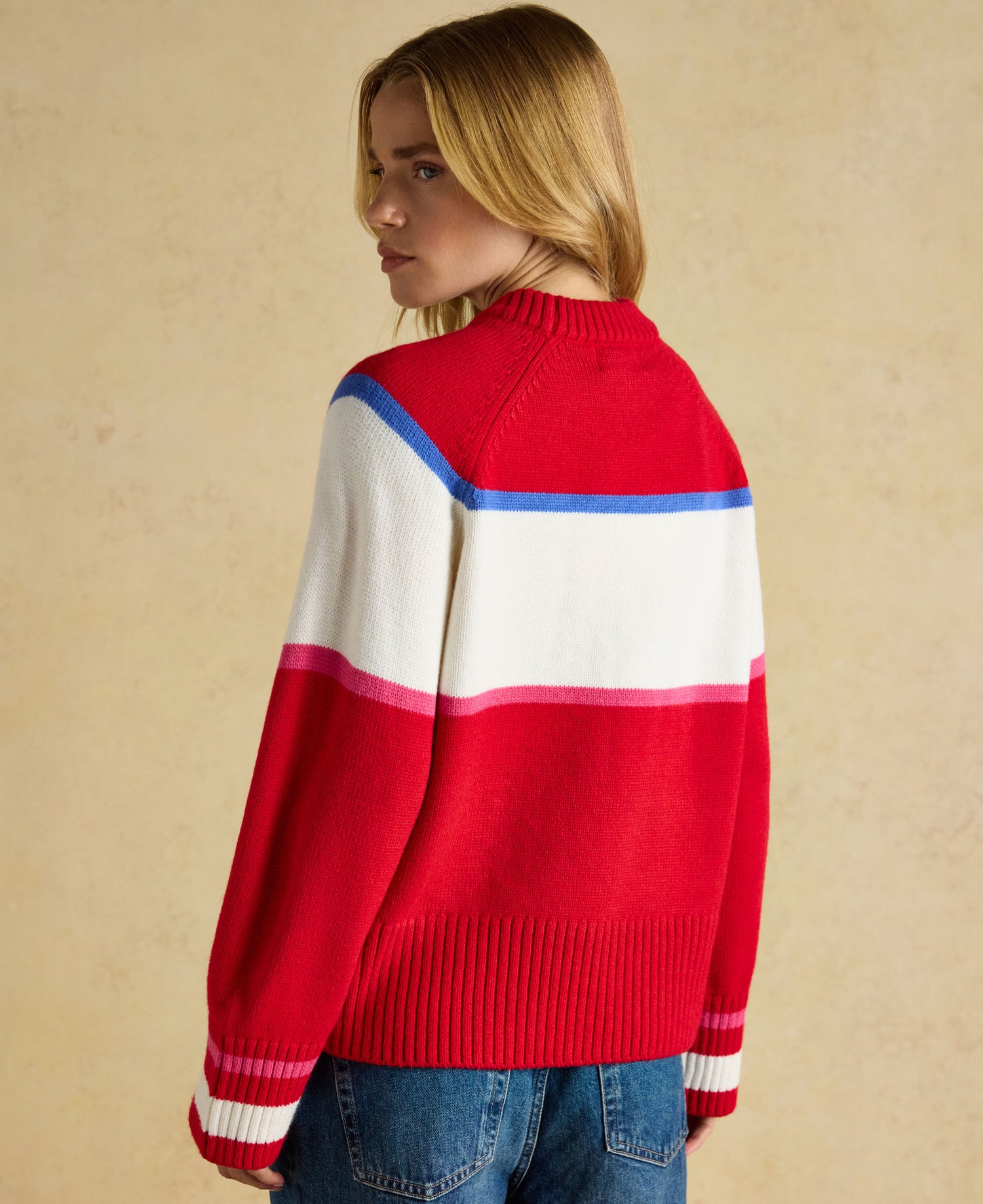 Here For The Après Knitted Jumper - Red
