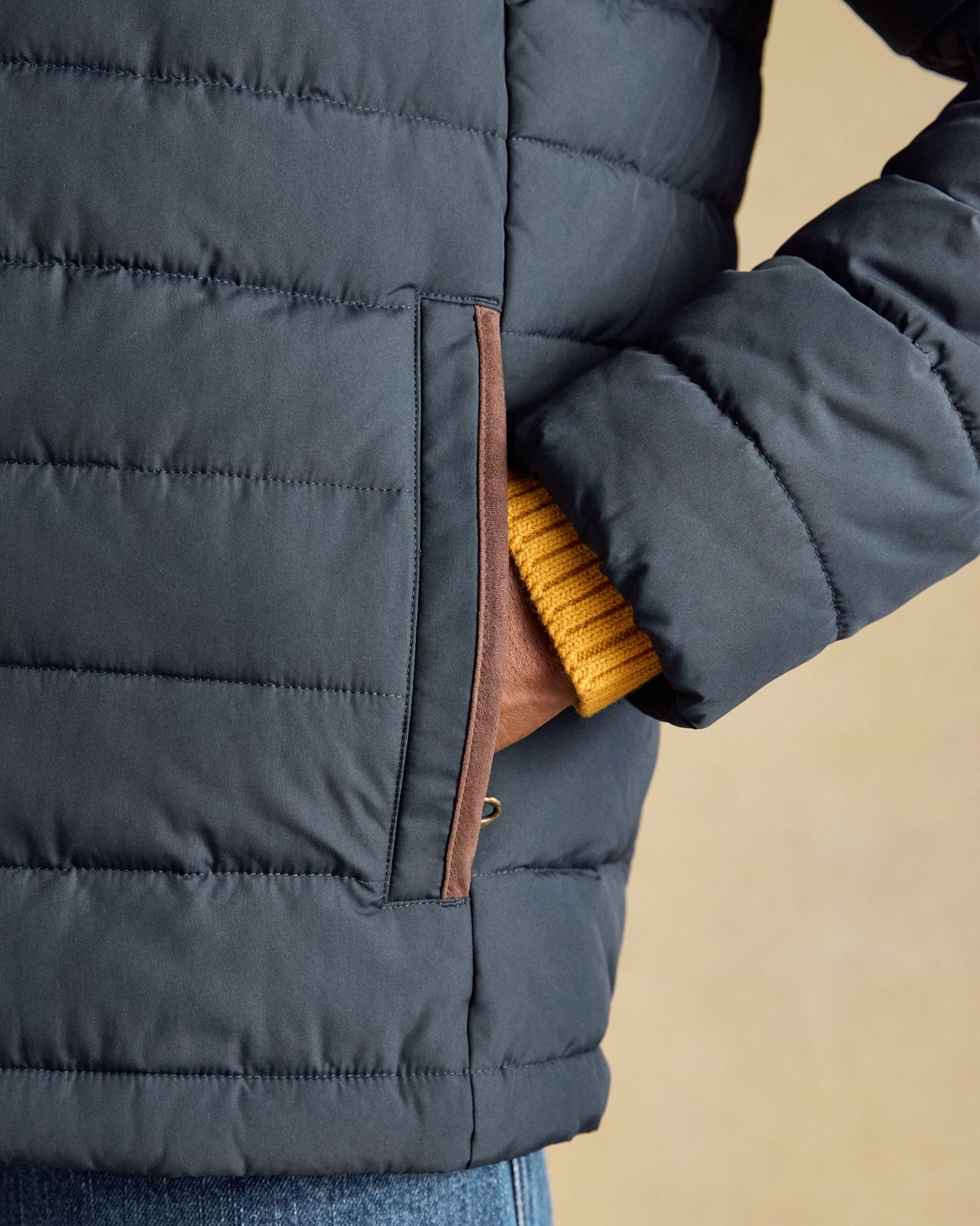 Heritage Padded Coat - Navy