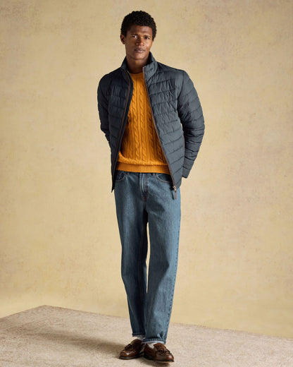 Heritage Padded Coat - Navy