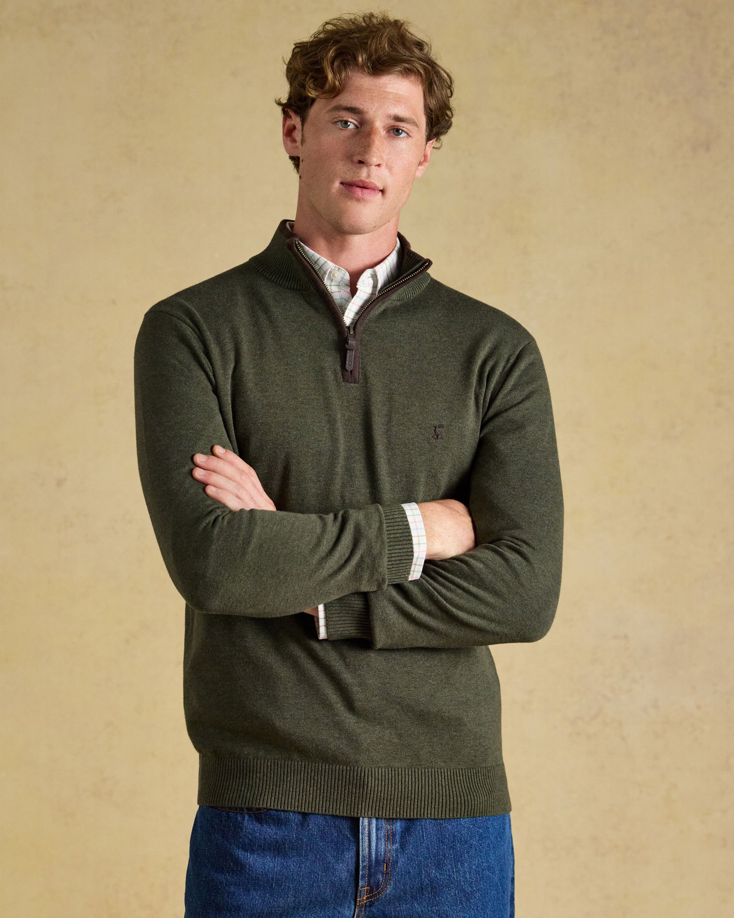 Hillside 1/4 Zip - Green