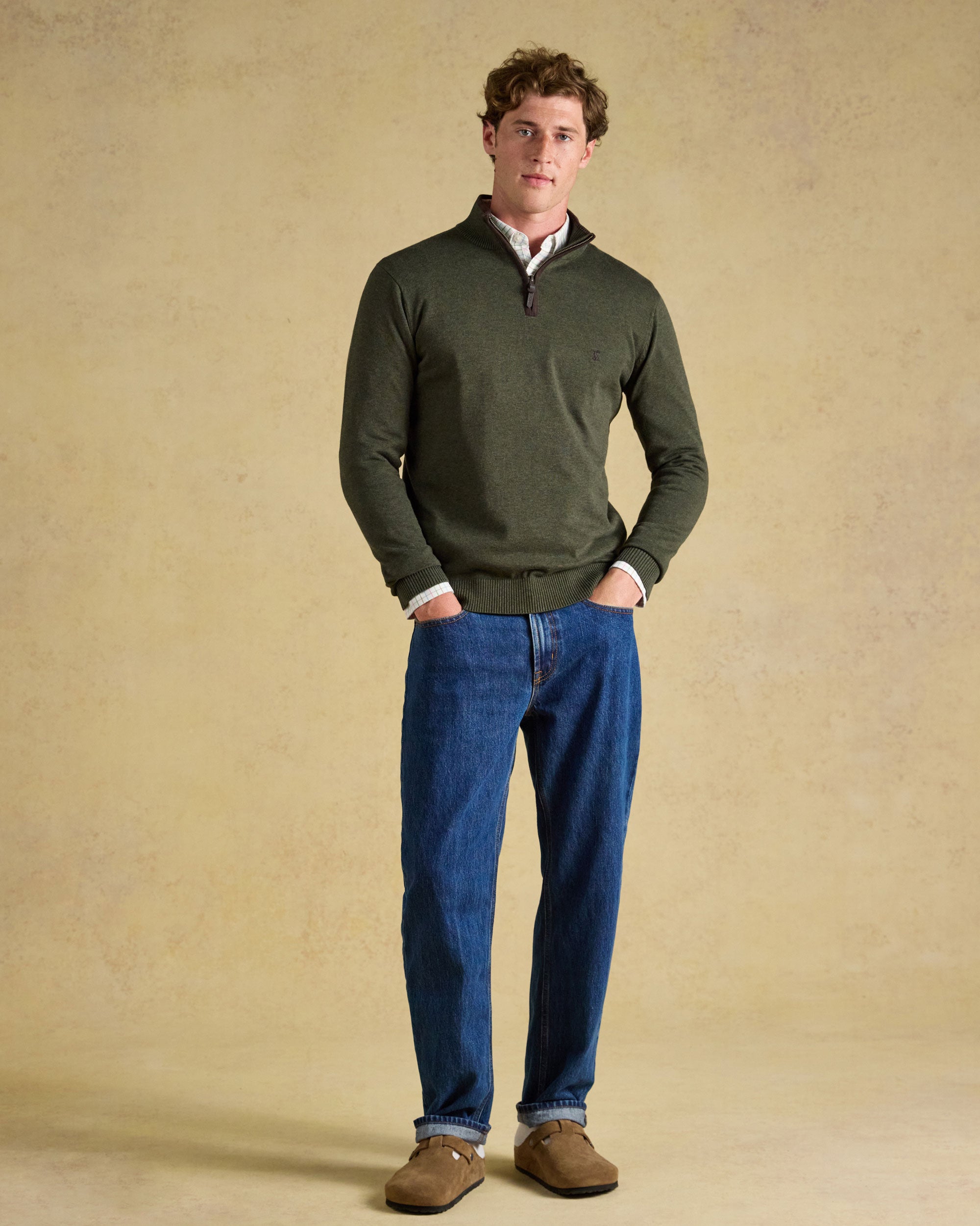 Hillside 1/4 Zip - Green