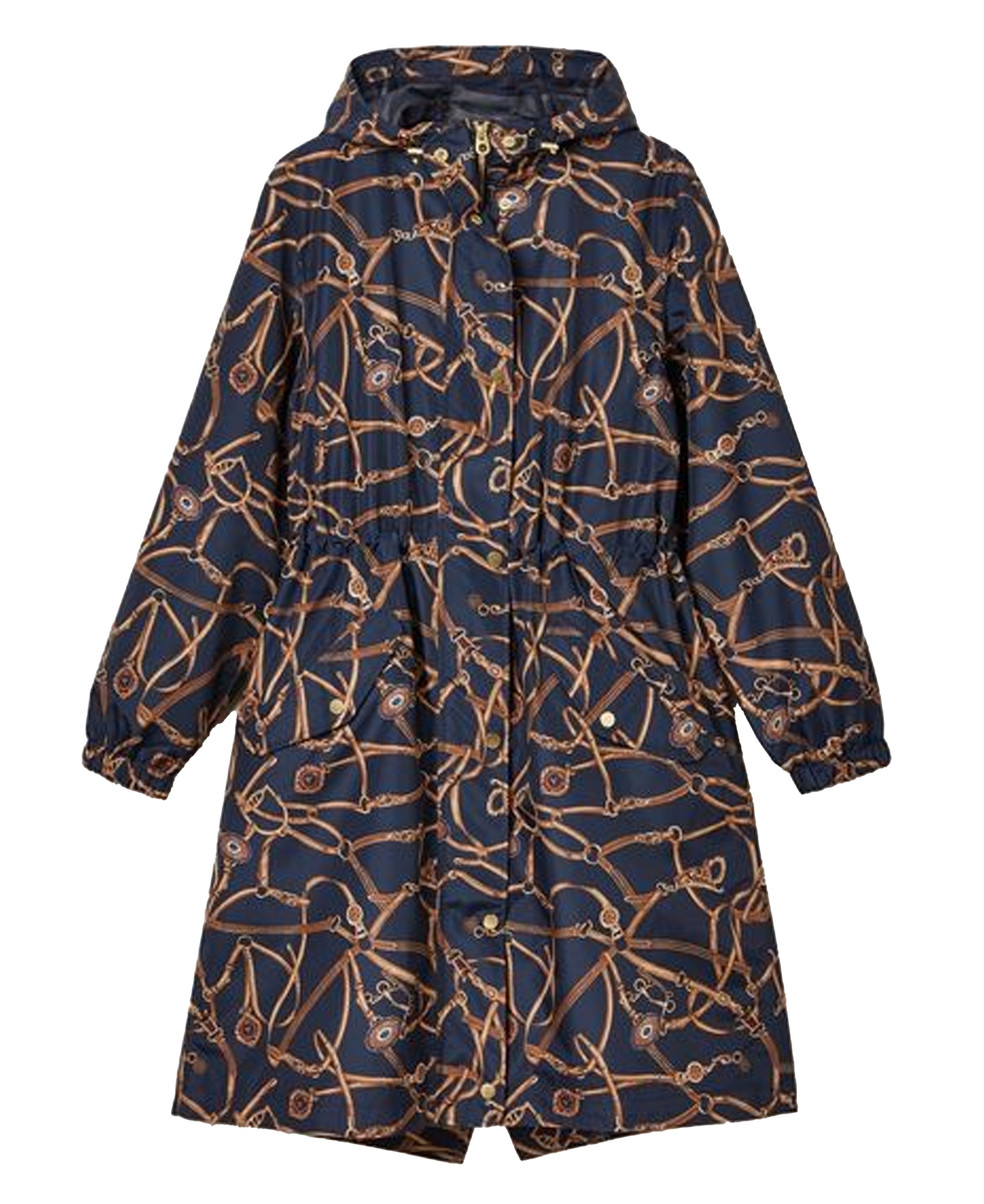 Holkham Waterproof Packable Raincoat - Navy Bridle