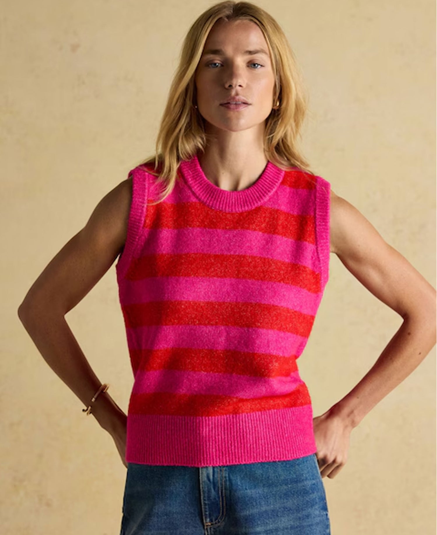 Holly Stripe - Pink
