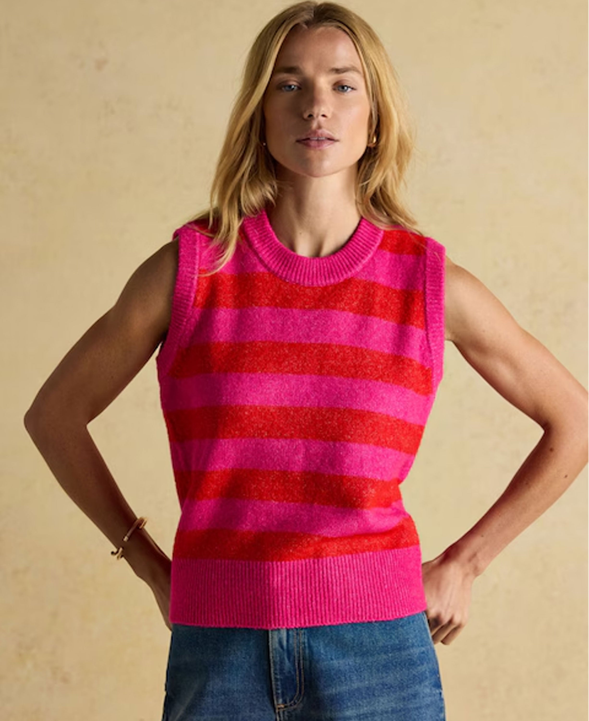 Holly Stripe - Pink