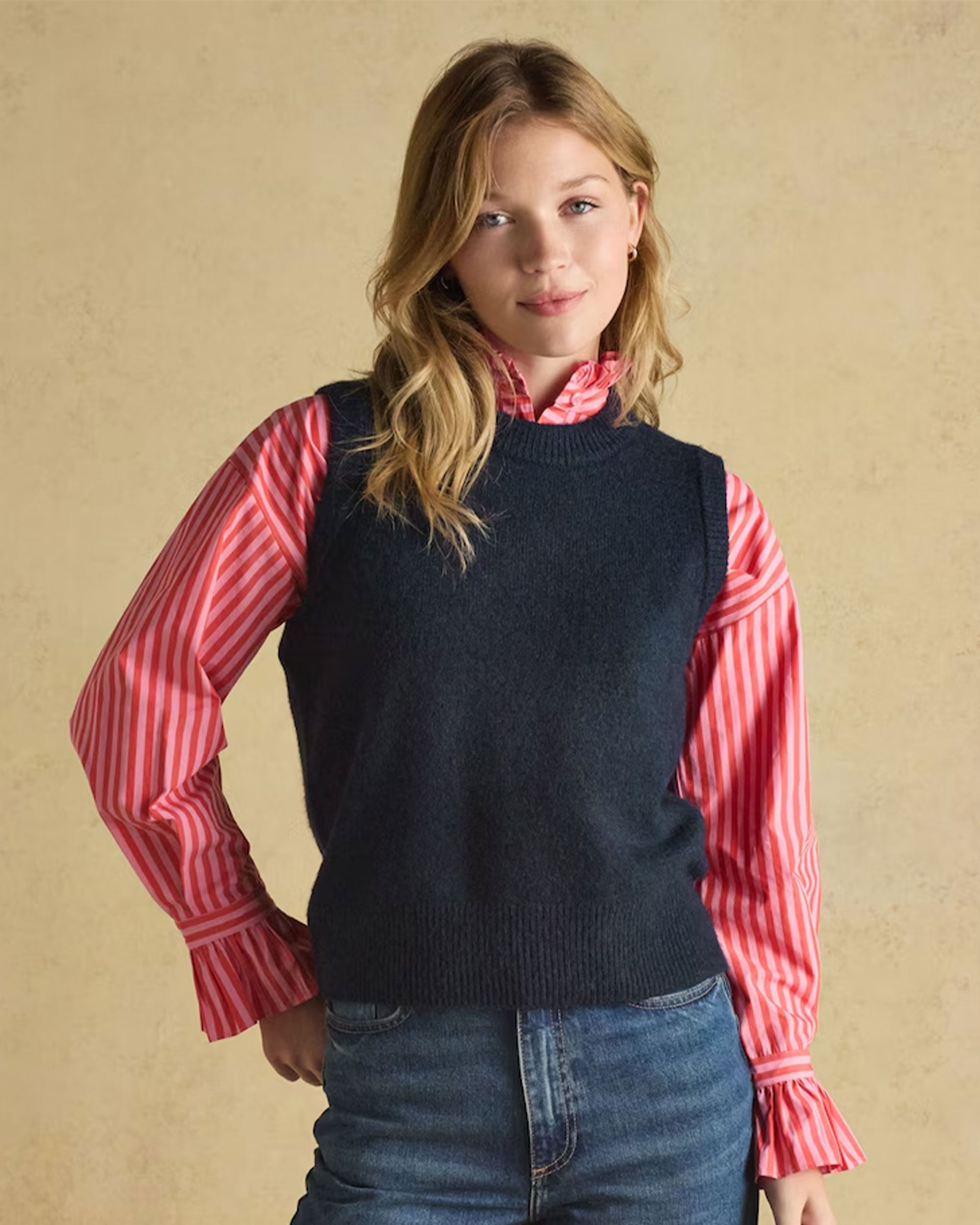 Holly Tank - Navy