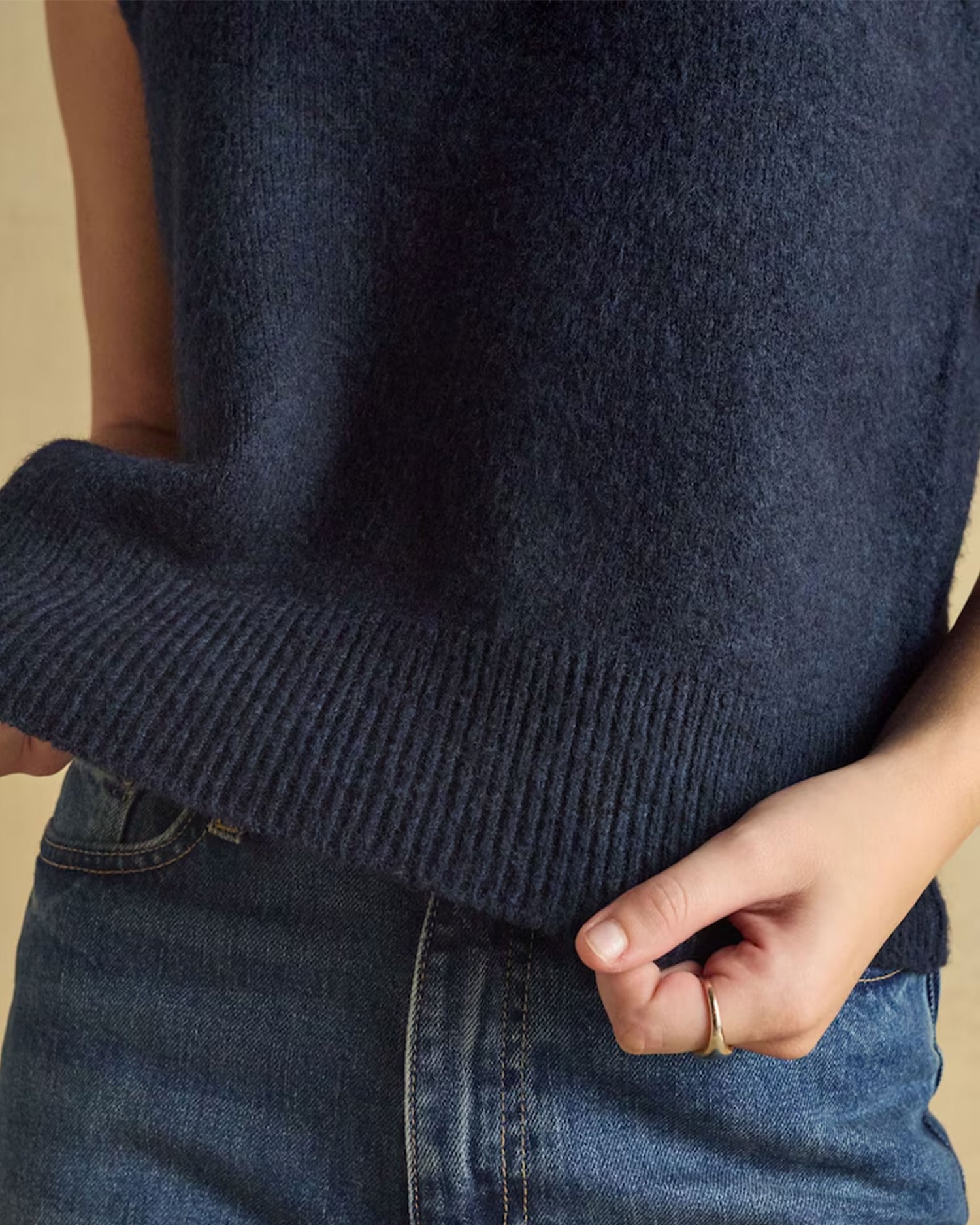 Holly Tank - Navy