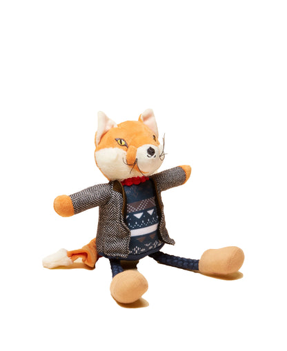 Jonty Fox Dog Toy - Tweed
