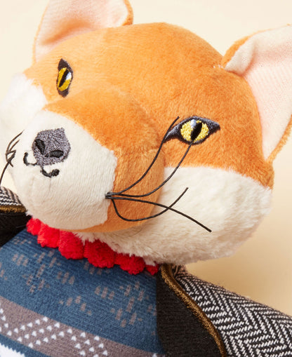 Jonty Fox Dog Toy - Tweed
