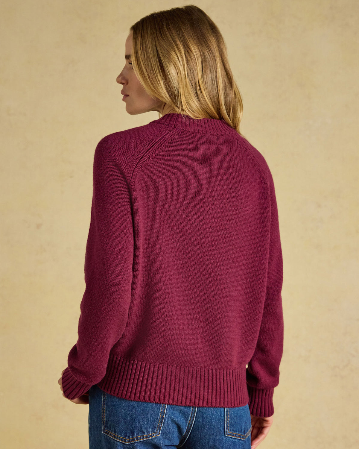 Jonty Knit - Burgundy Red