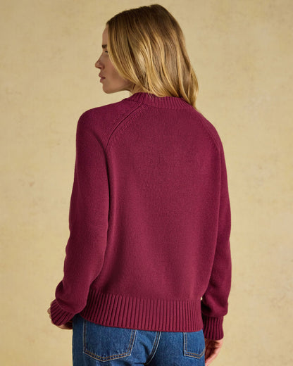 Jonty Knit - Burgundy Red