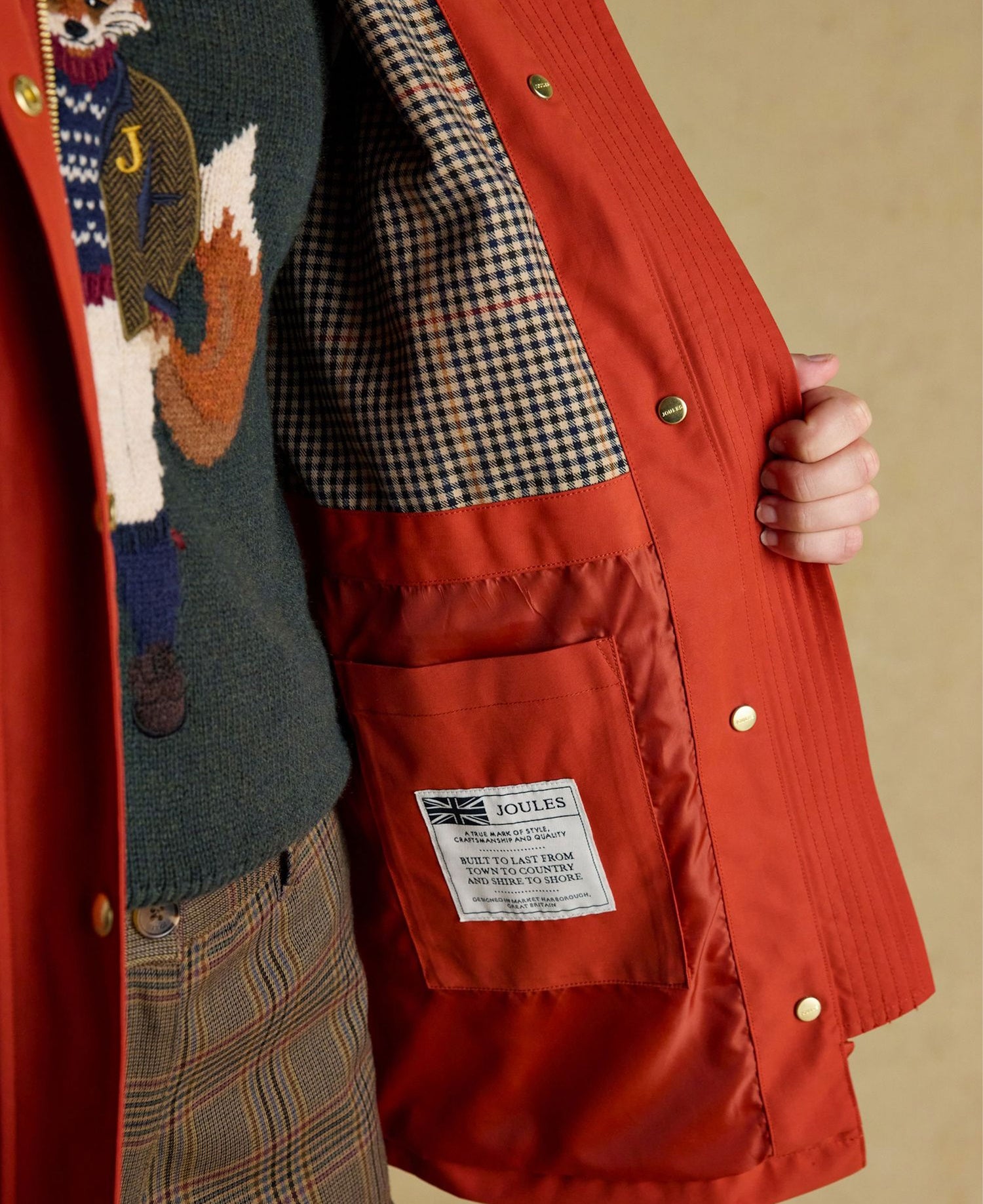 Katherine Waterproof Heritage Coat - Ketchup