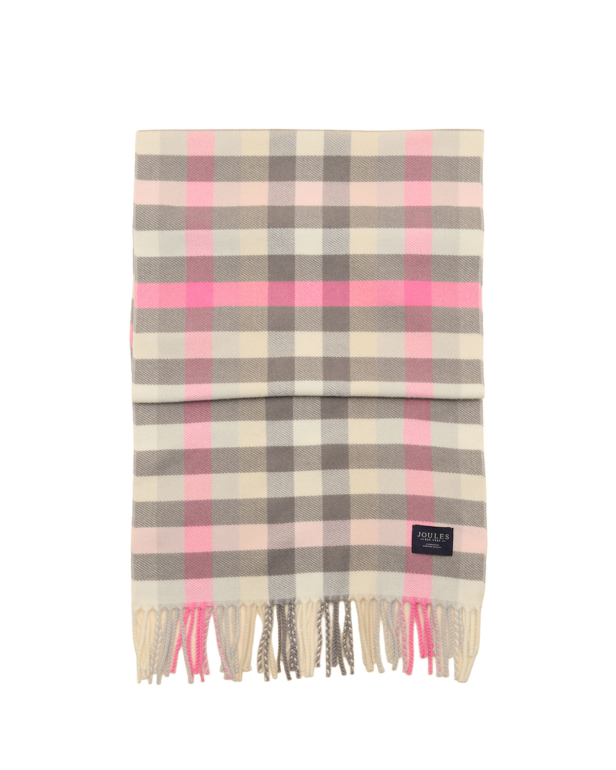 Langtree Scarf - Pink/Grey Gingham