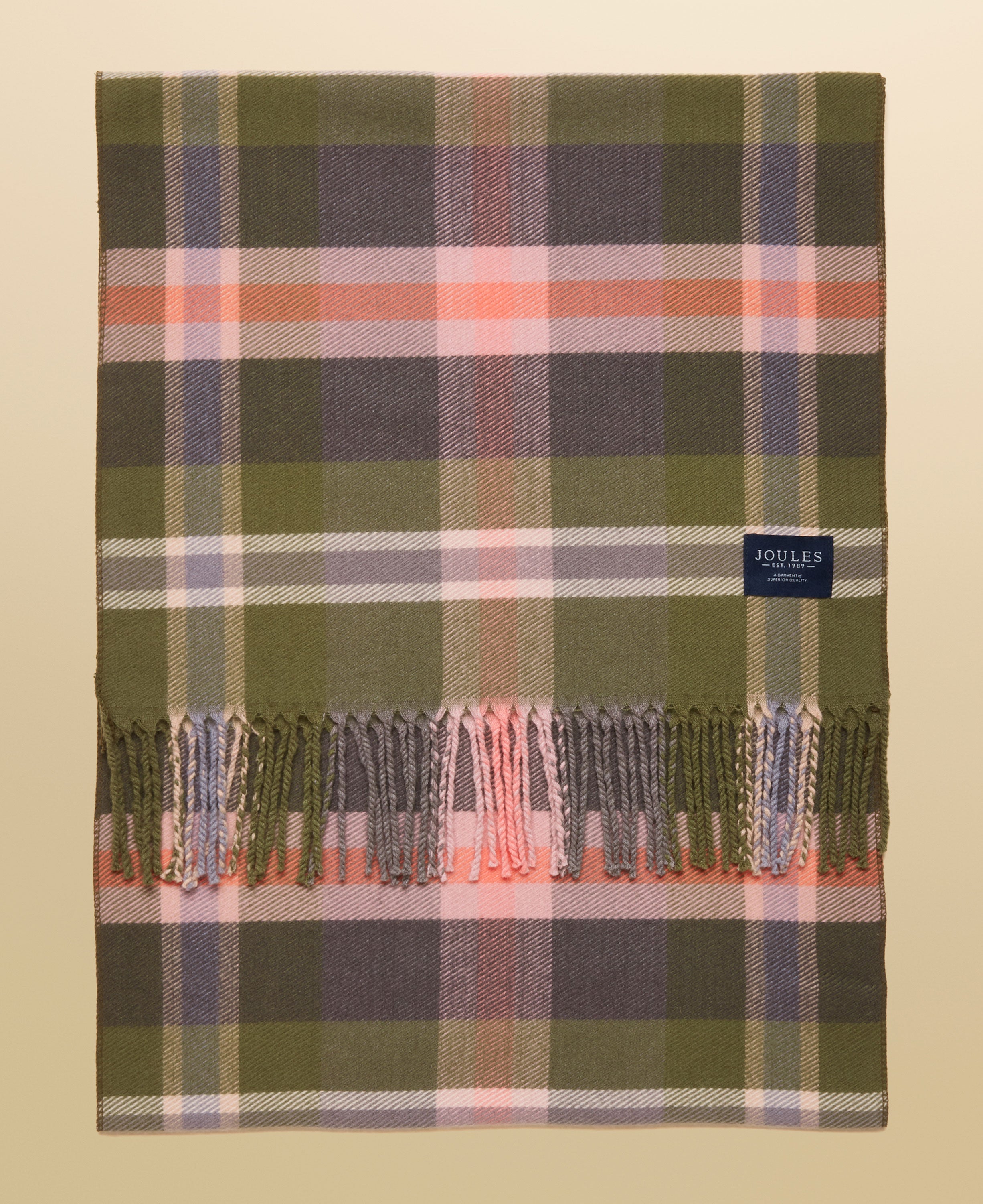 Langtree Scarf- Green/Pink