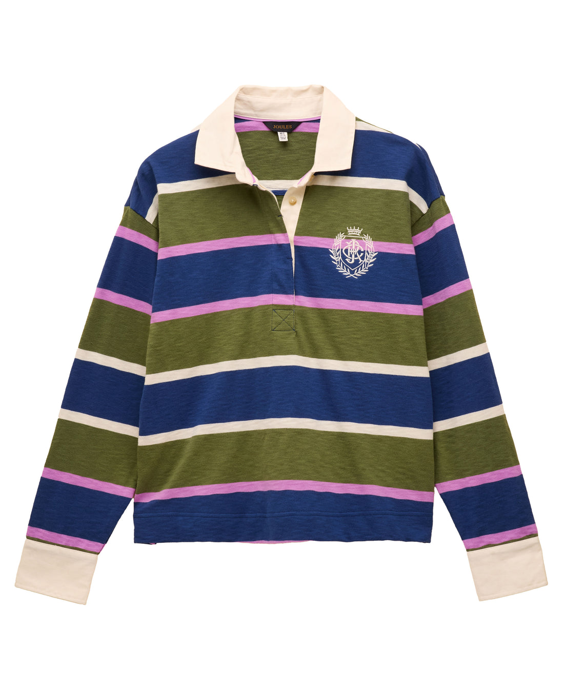 Lara Slub Rugby Shirt - Green