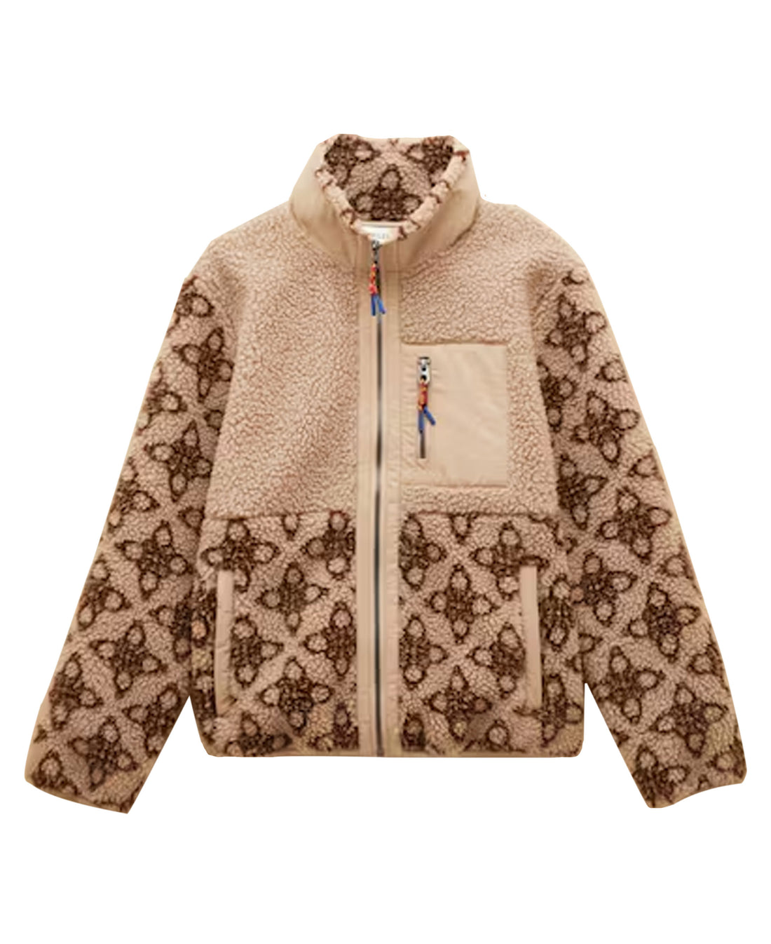 Lottie Borg Fleece - Neutral Icon Print