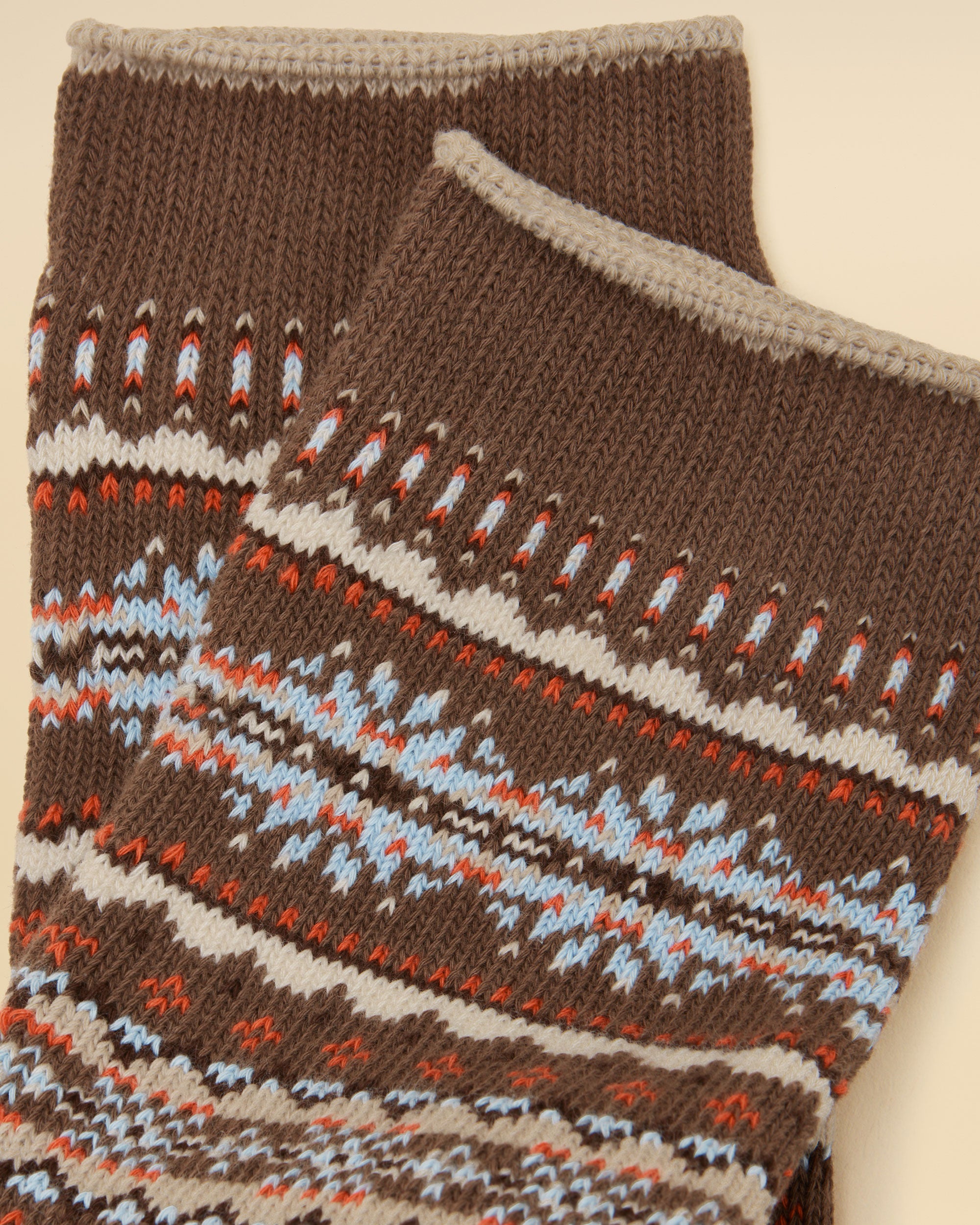 Lucille Socks - Chocolate Brown