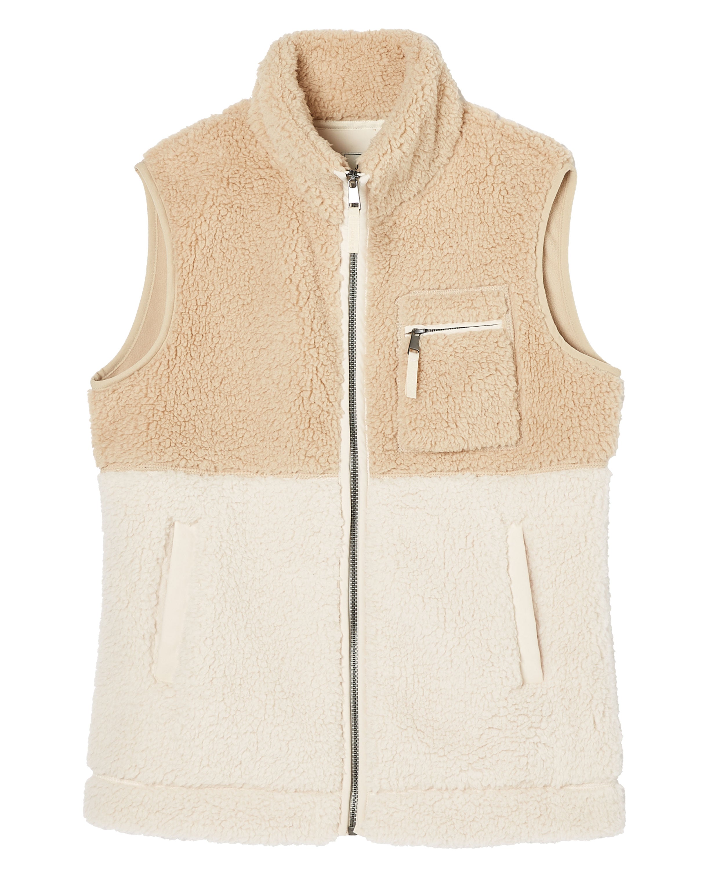 Mallory Fleece Gilet - Cream