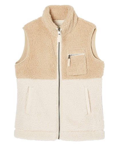 Mallory Fleece Gilet - Cream