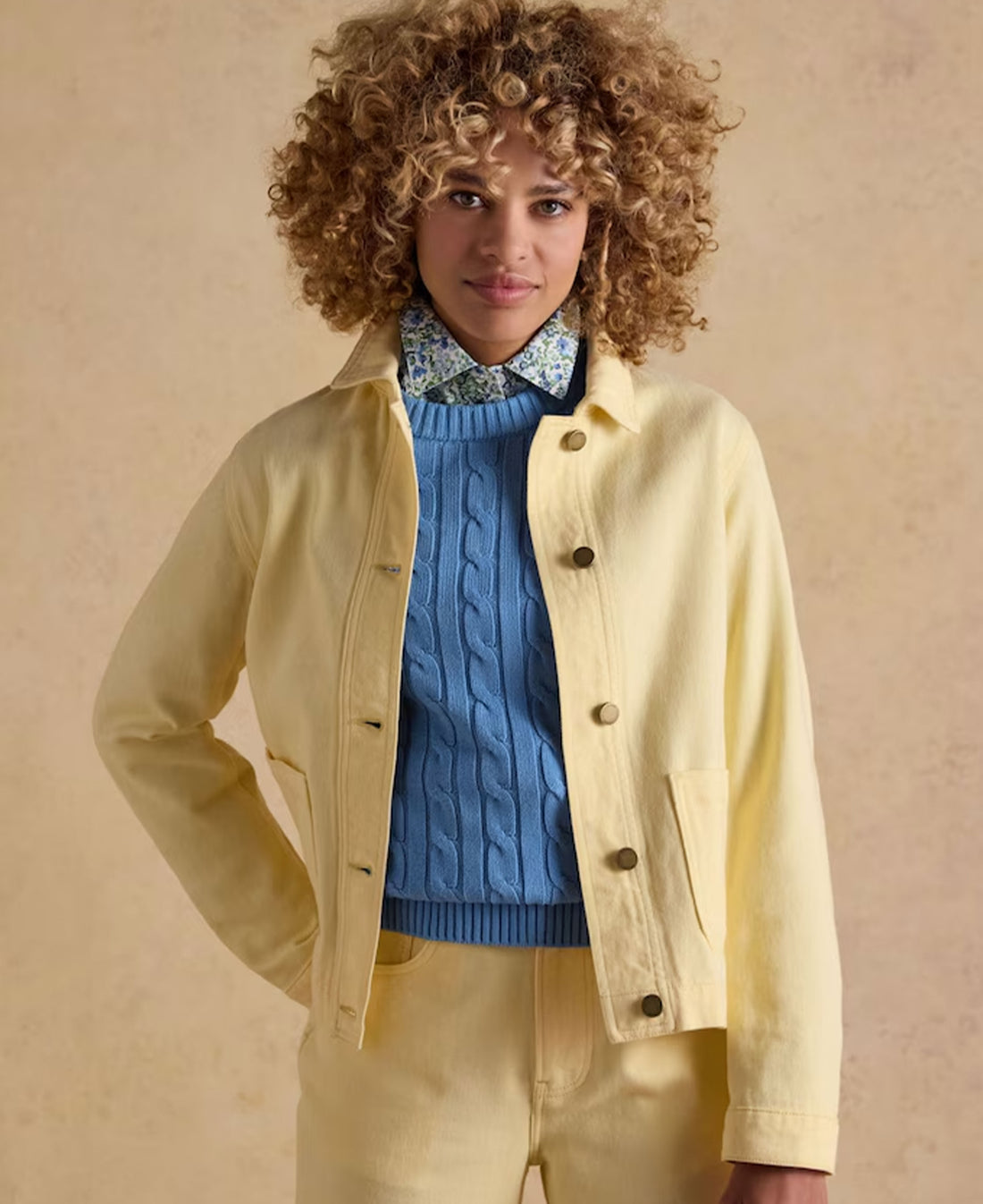 Marlow Jacket - Light Yellow