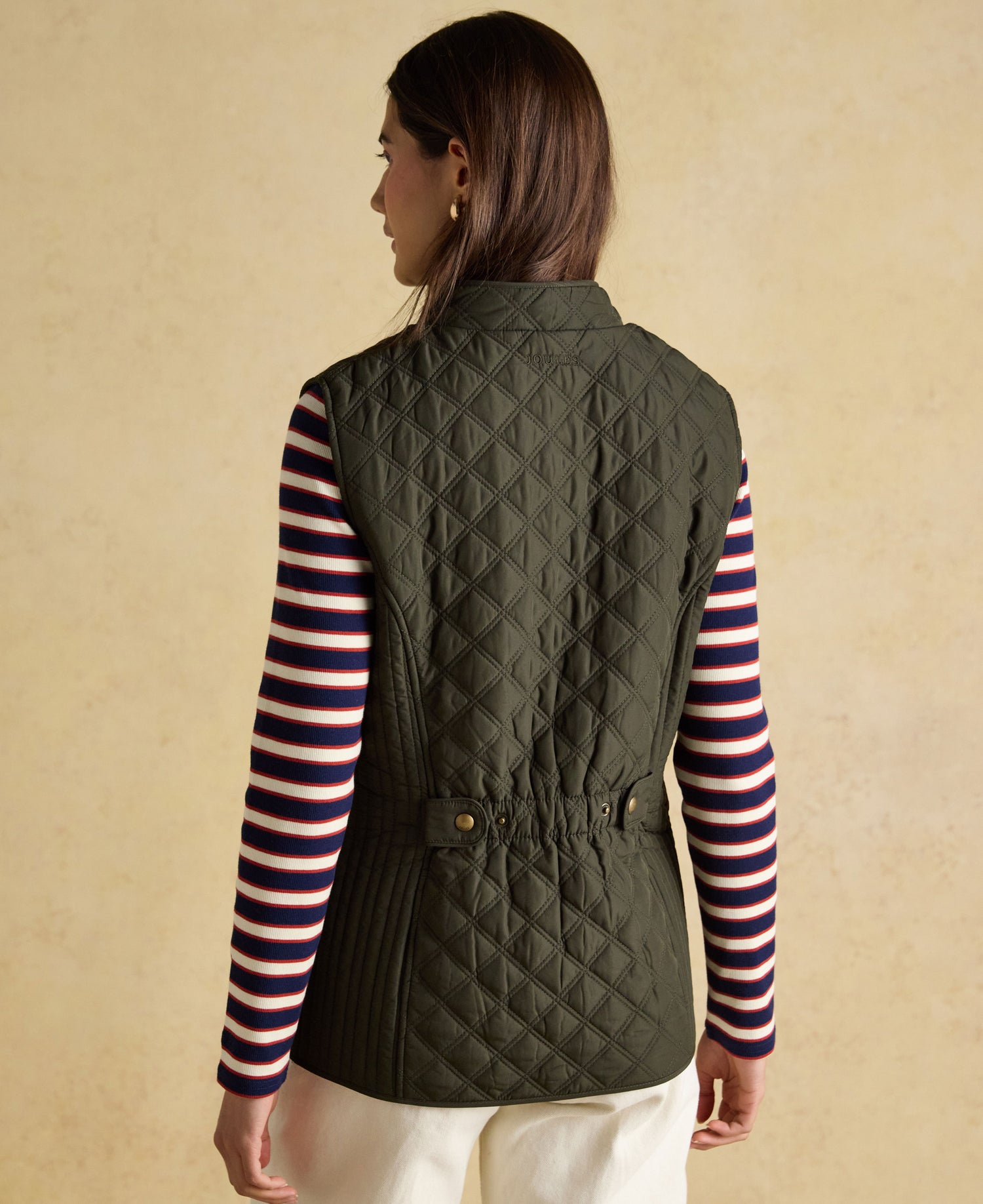 Minx Quilted Gilet - Green
