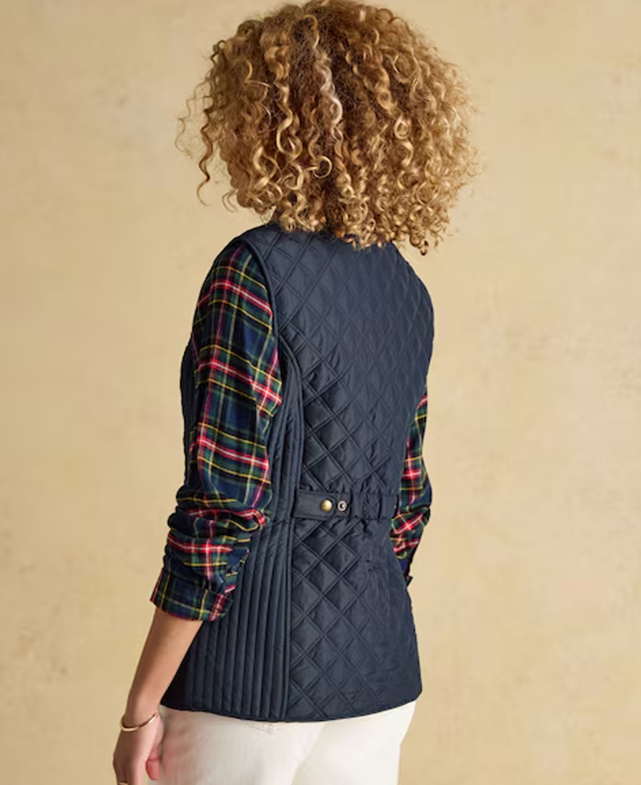 Landmark | Joules Minx Quilted Gilet in Dark Navy