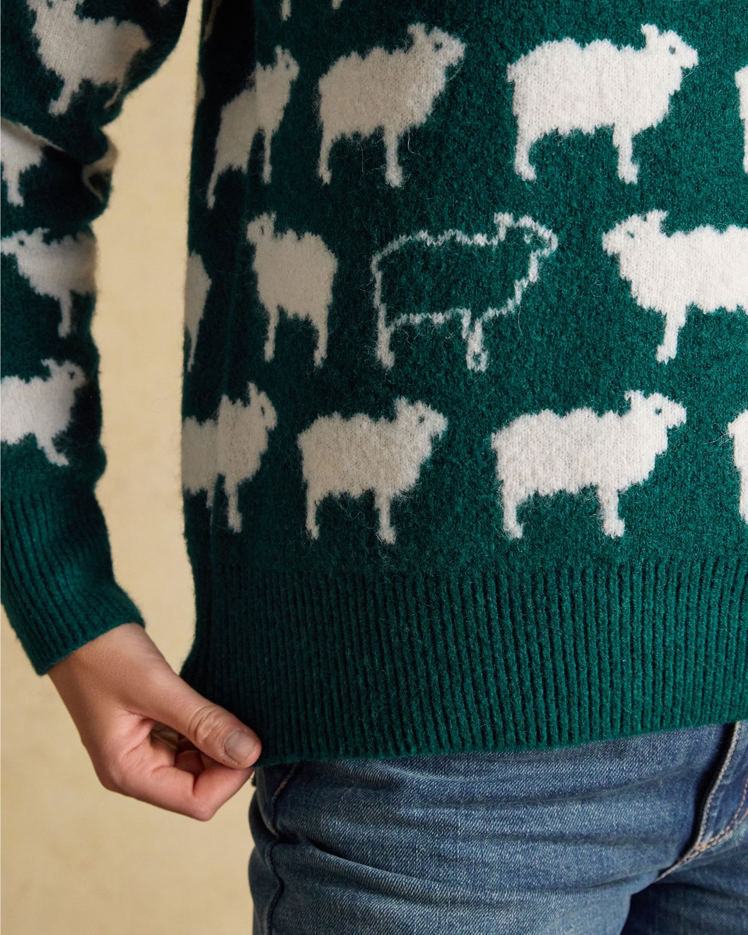 Flock Knit - Green