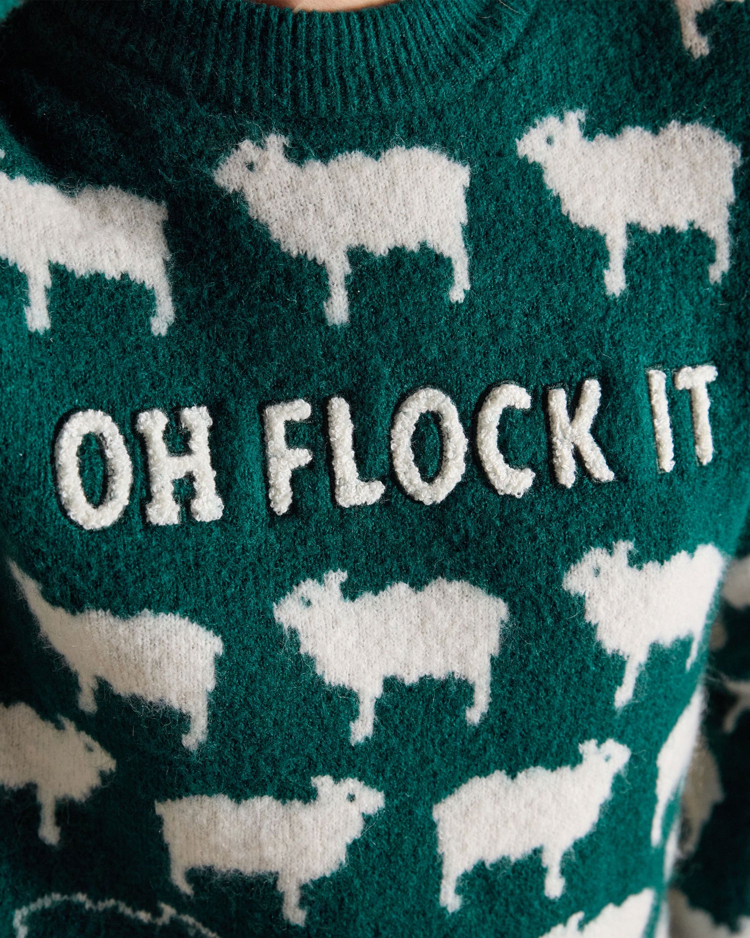 Flock Knit - Green