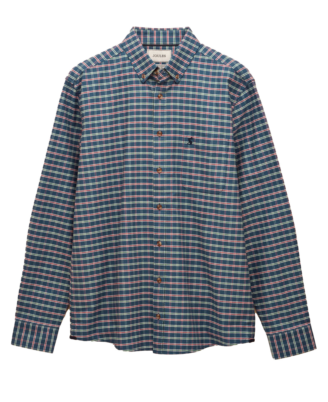 Oxford Check Cotton Shirt - Blue