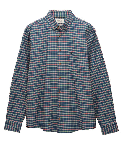 Oxford Check Cotton Shirt - Blue