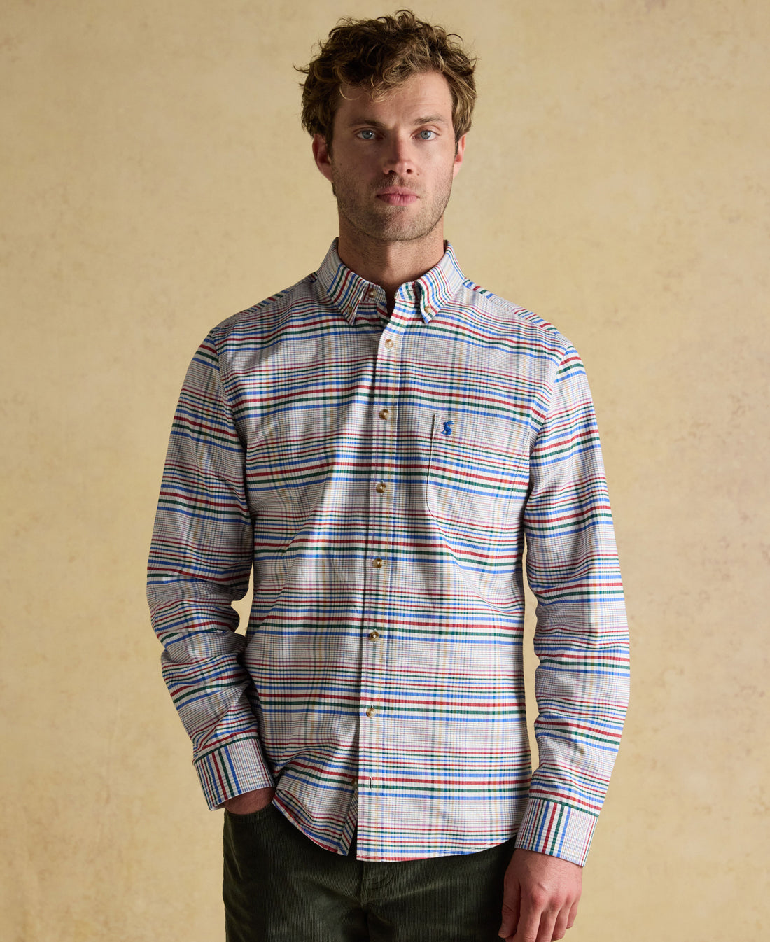 Oxford Check Cotton Shirt - Multi