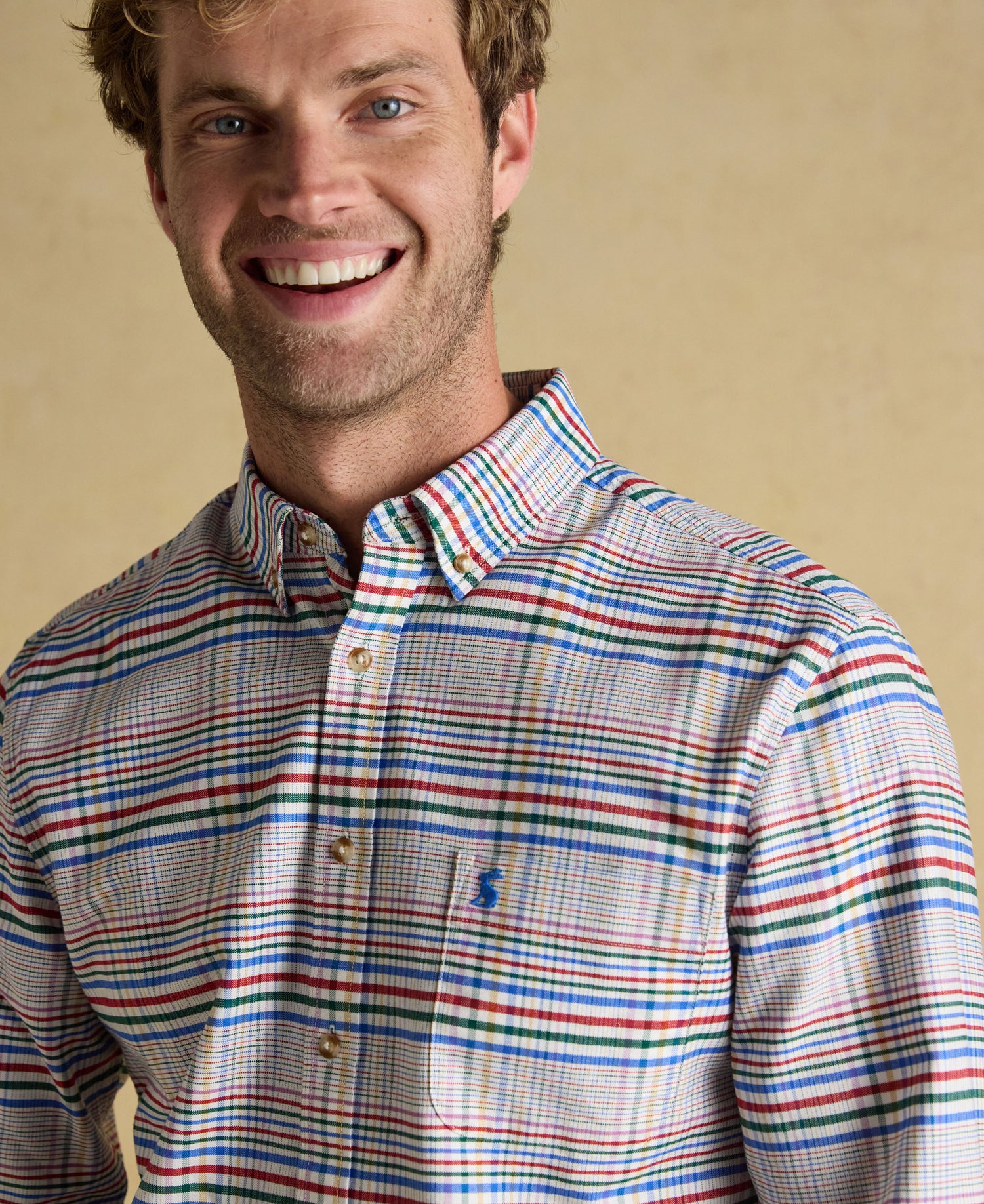 Oxford Check Cotton Shirt - Multi