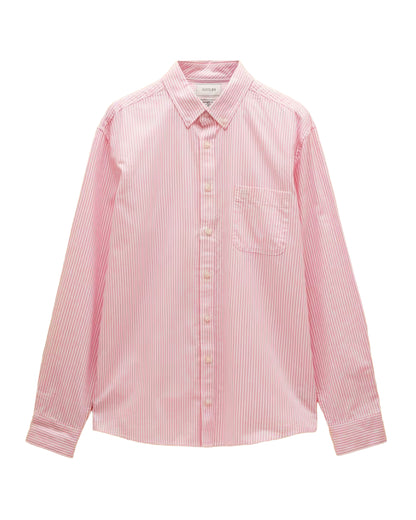 Oxford Stripe Classic Fit - Pink/White