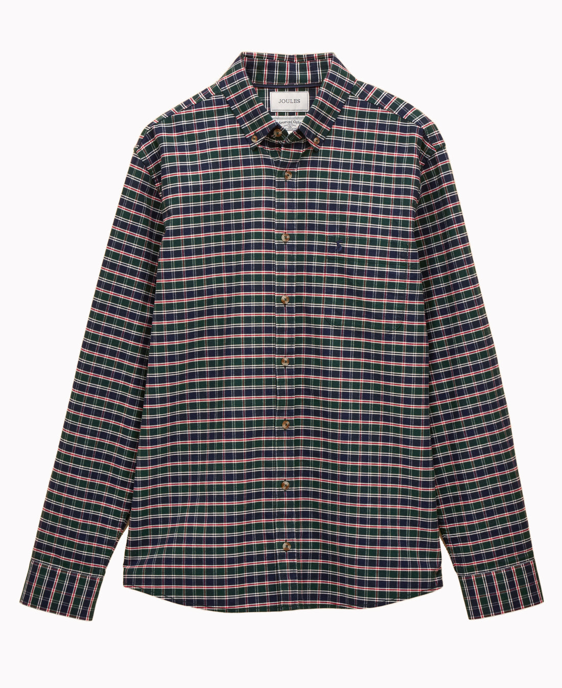 Oxford Check Cotton Shirt - Green