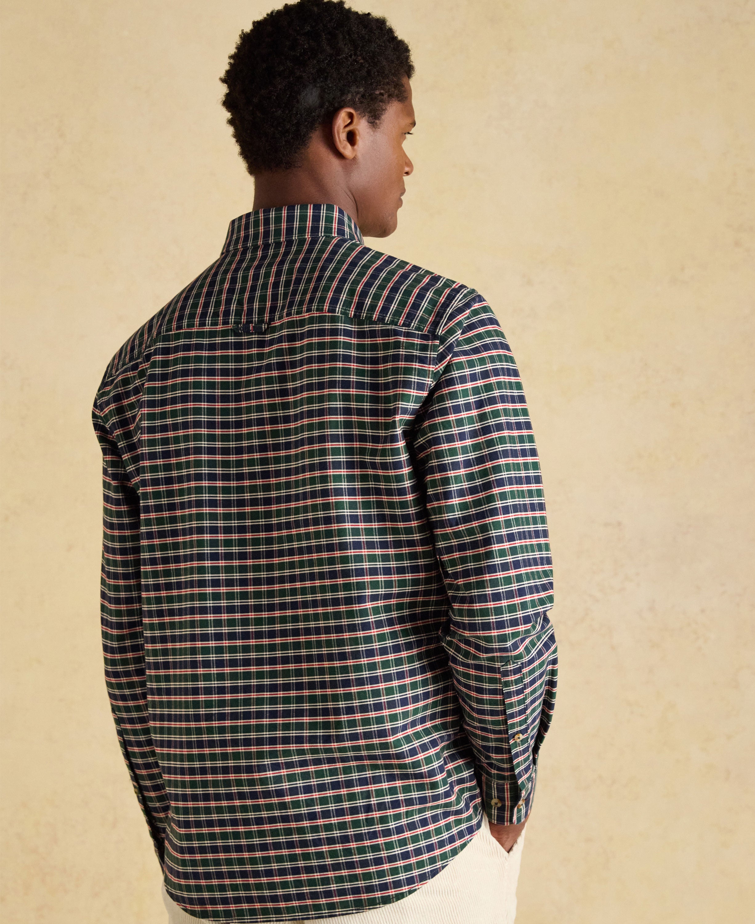 Oxford Check Cotton Shirt - Green