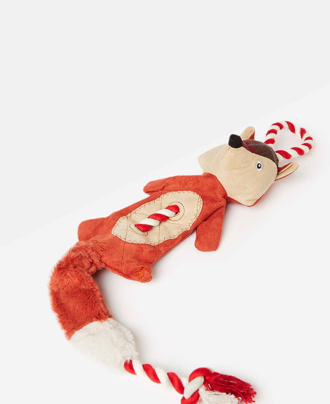 Rope Fox Dog Toy - Heritage Tweed