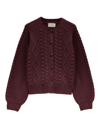 Rafferty Cardigan - Wine