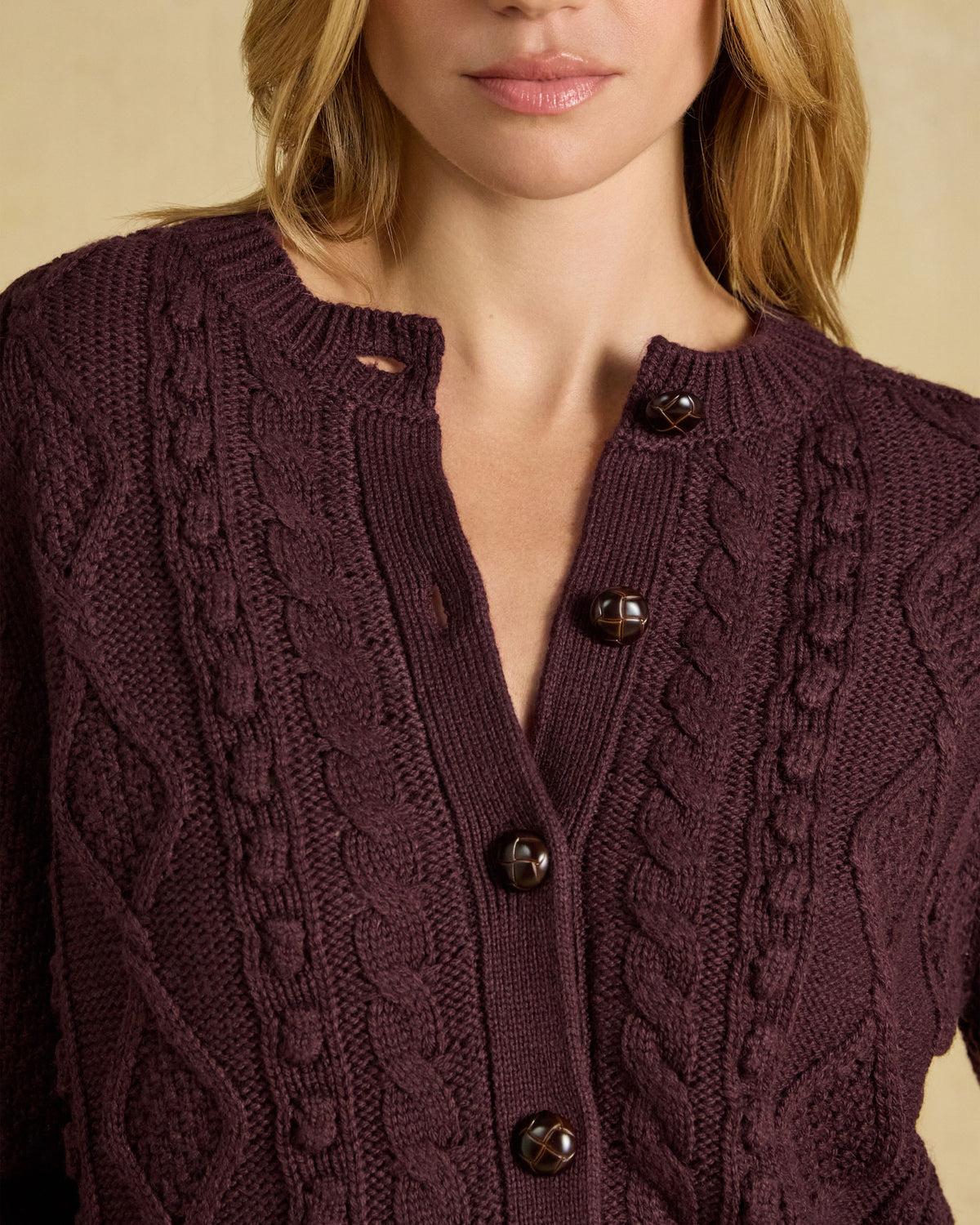 Rafferty Cardigan - Wine