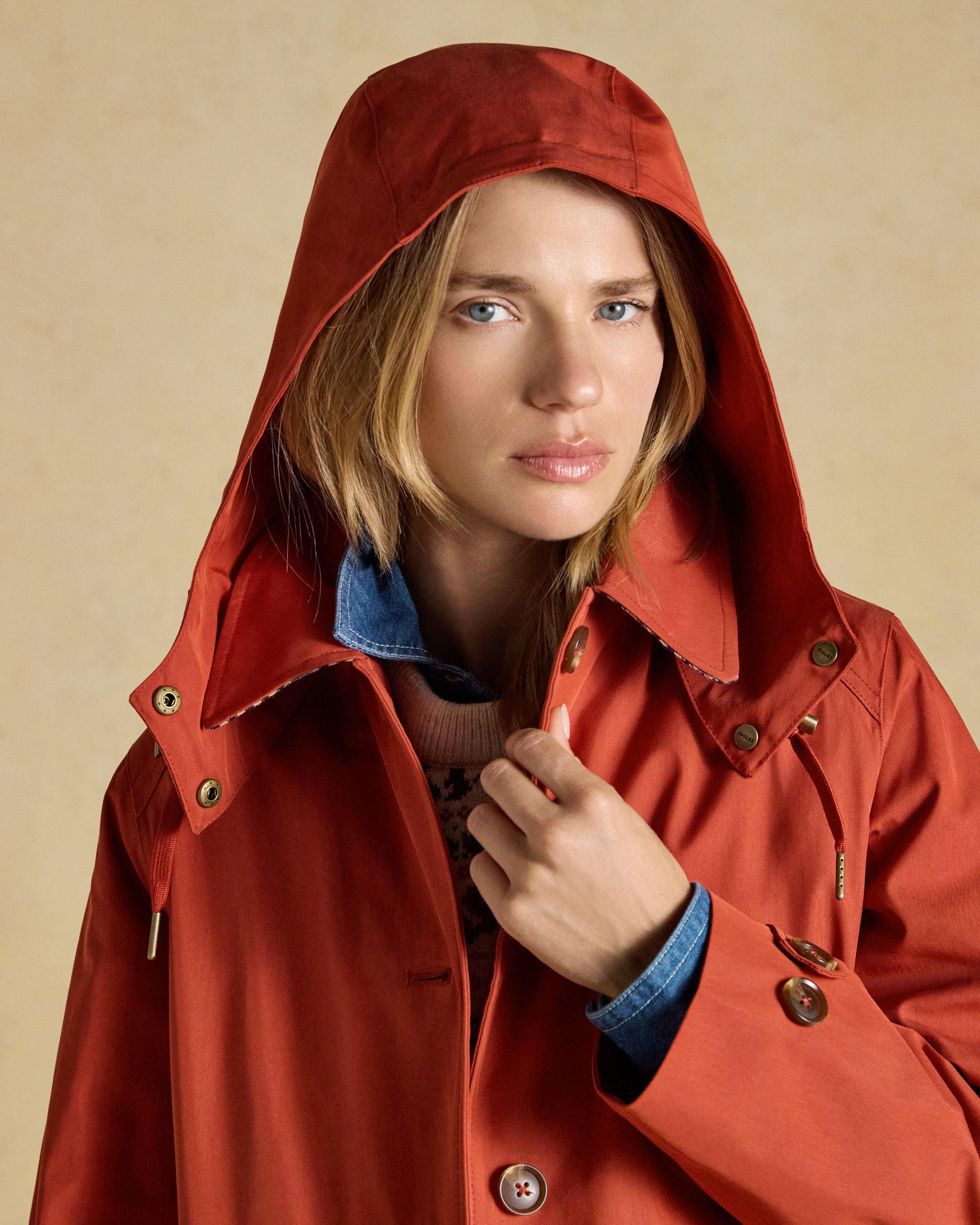 Rainmore Coat - Rust Red