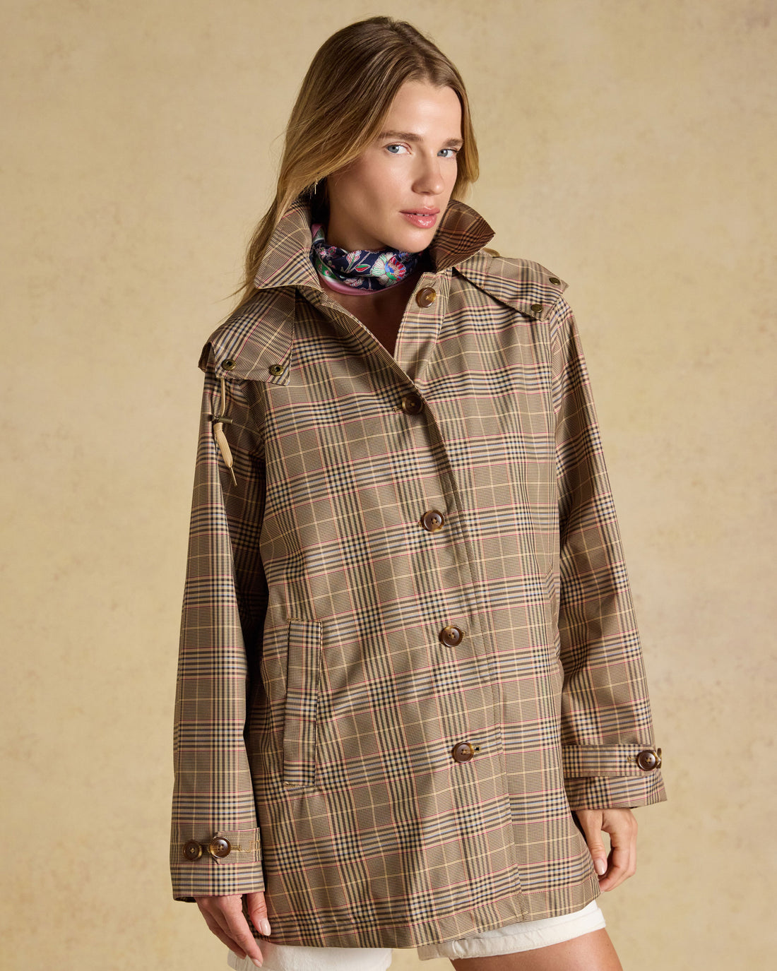 Rainmore Coat - Tweed Check
