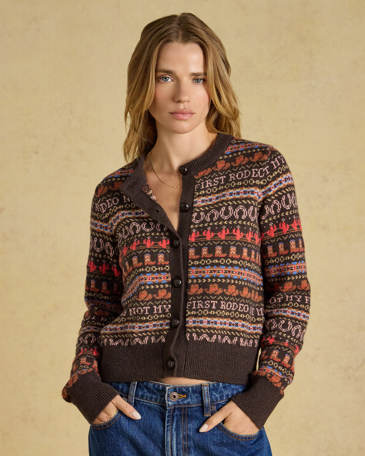 Rodeo Cardigan - Chocolate Brown