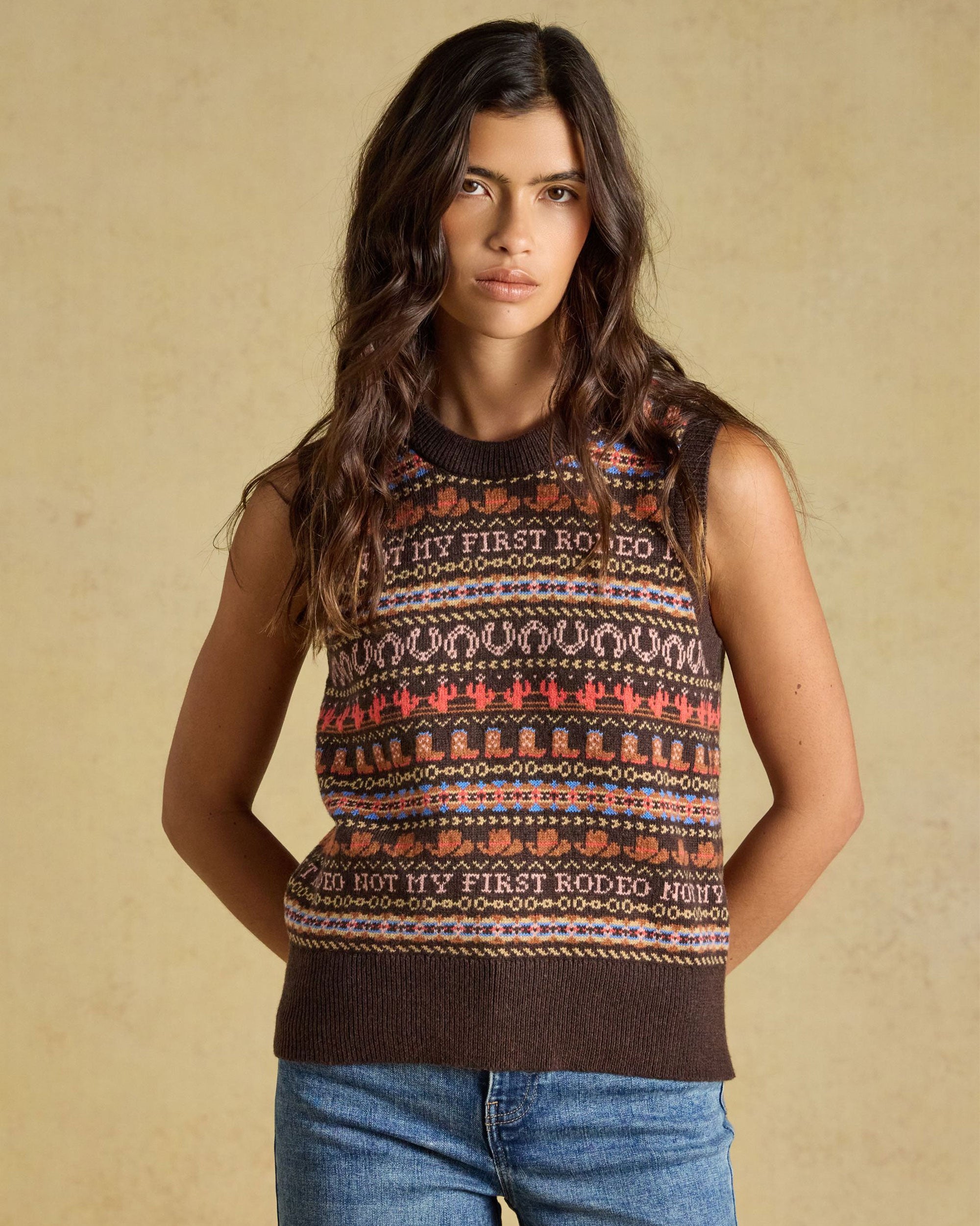 Rodeo Tank - Chocolate Brown