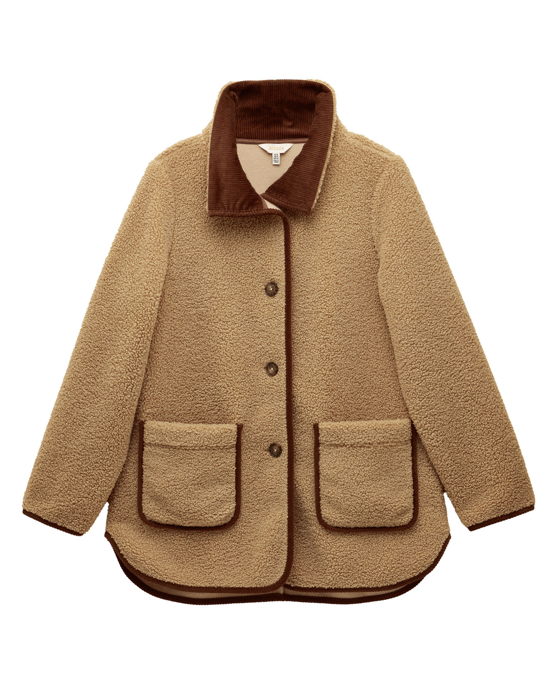 Sadie Longline Fleece Jacket - Neutral