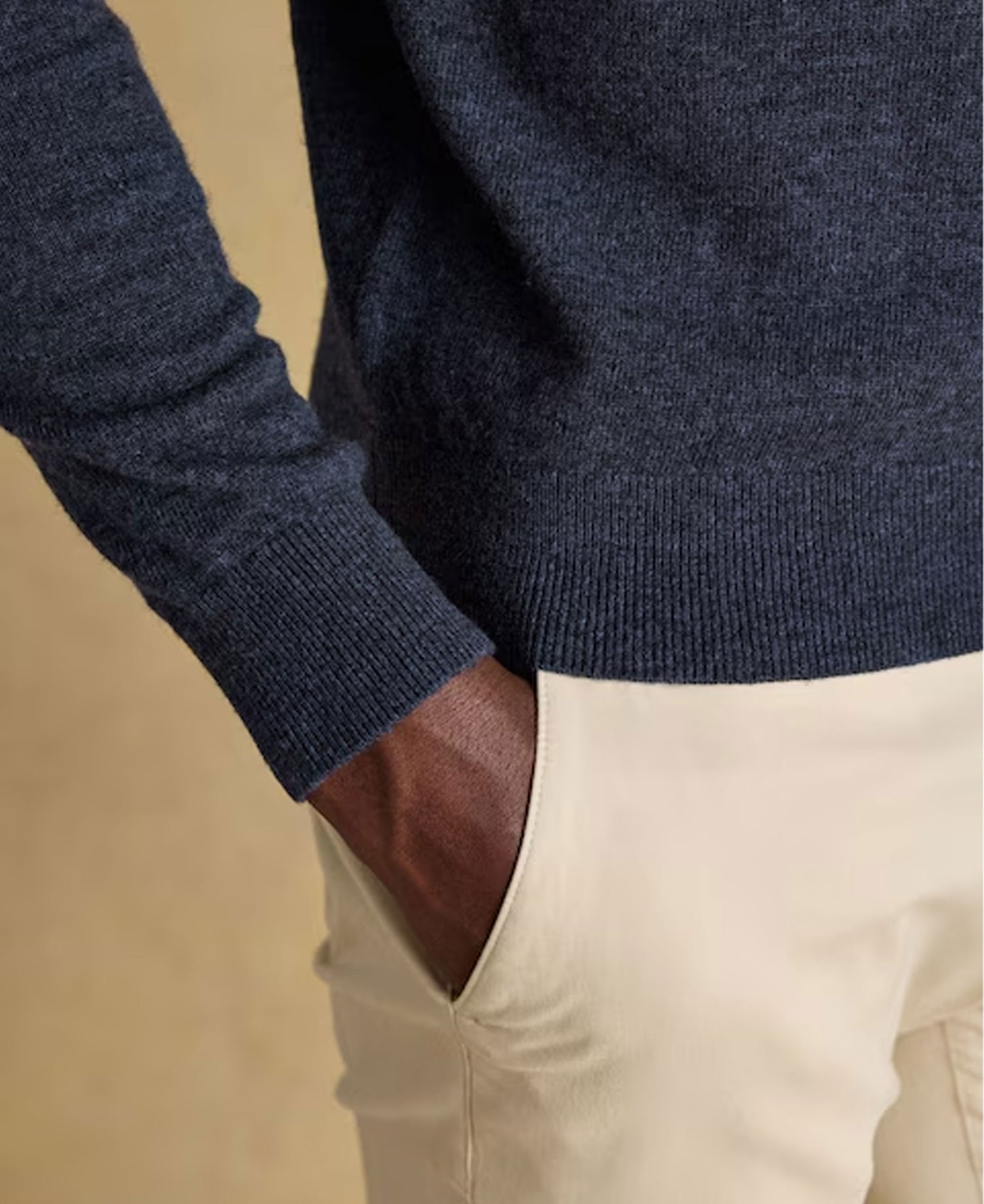 Sampson Knitted Polo - Navy