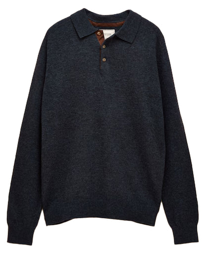 Sampson Knitted Polo - Navy