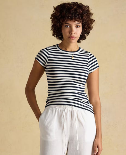 Sophie Short Sleeve T-Shirt - Navy Stripe