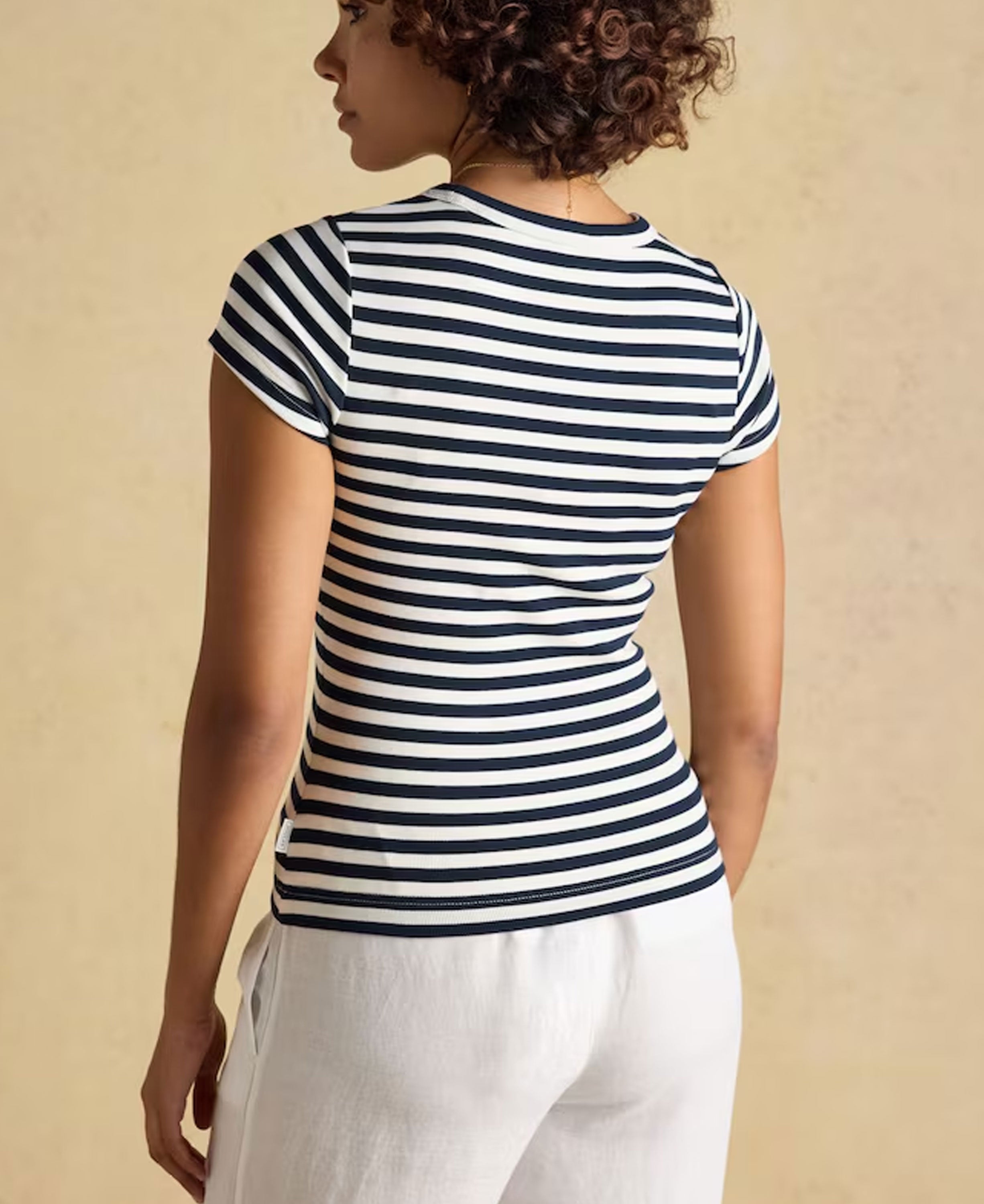 Sophie Short Sleeve T-Shirt - Navy Stripe