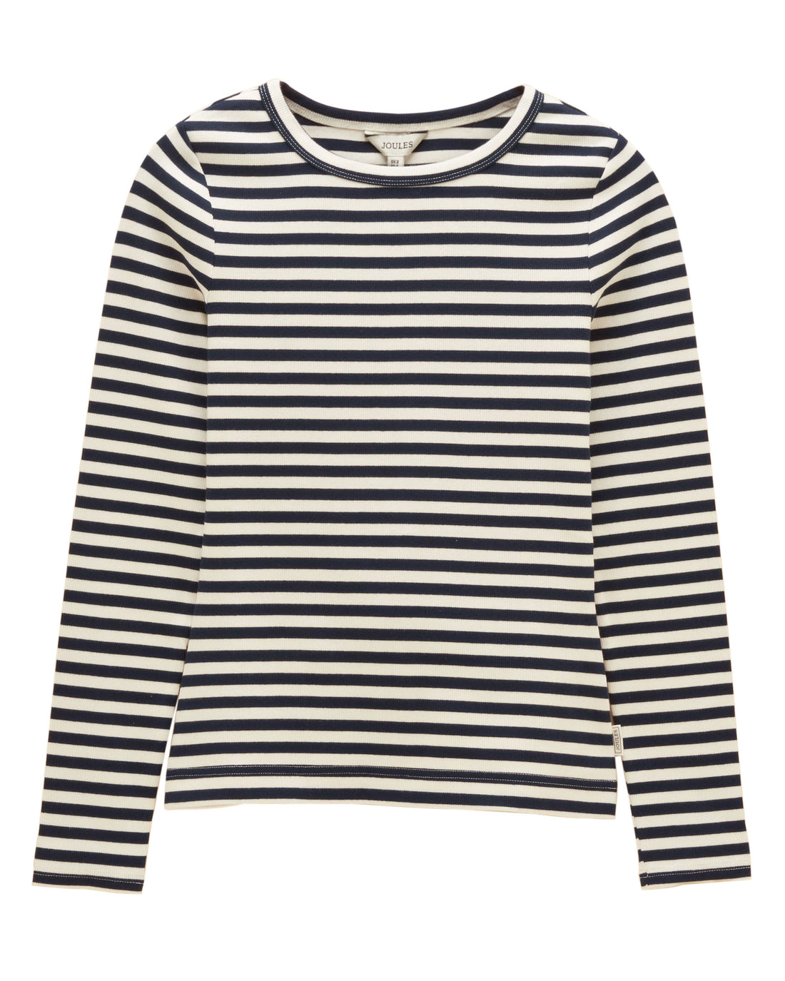 Sophie Striped Long Sleeve T-Shirt - Navy Creme