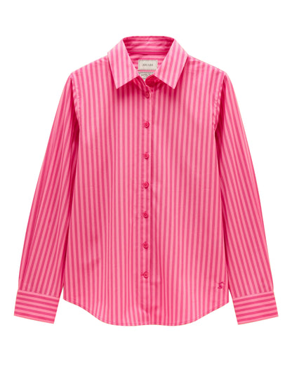 Classic Poplin Shirt - Pink Stripe