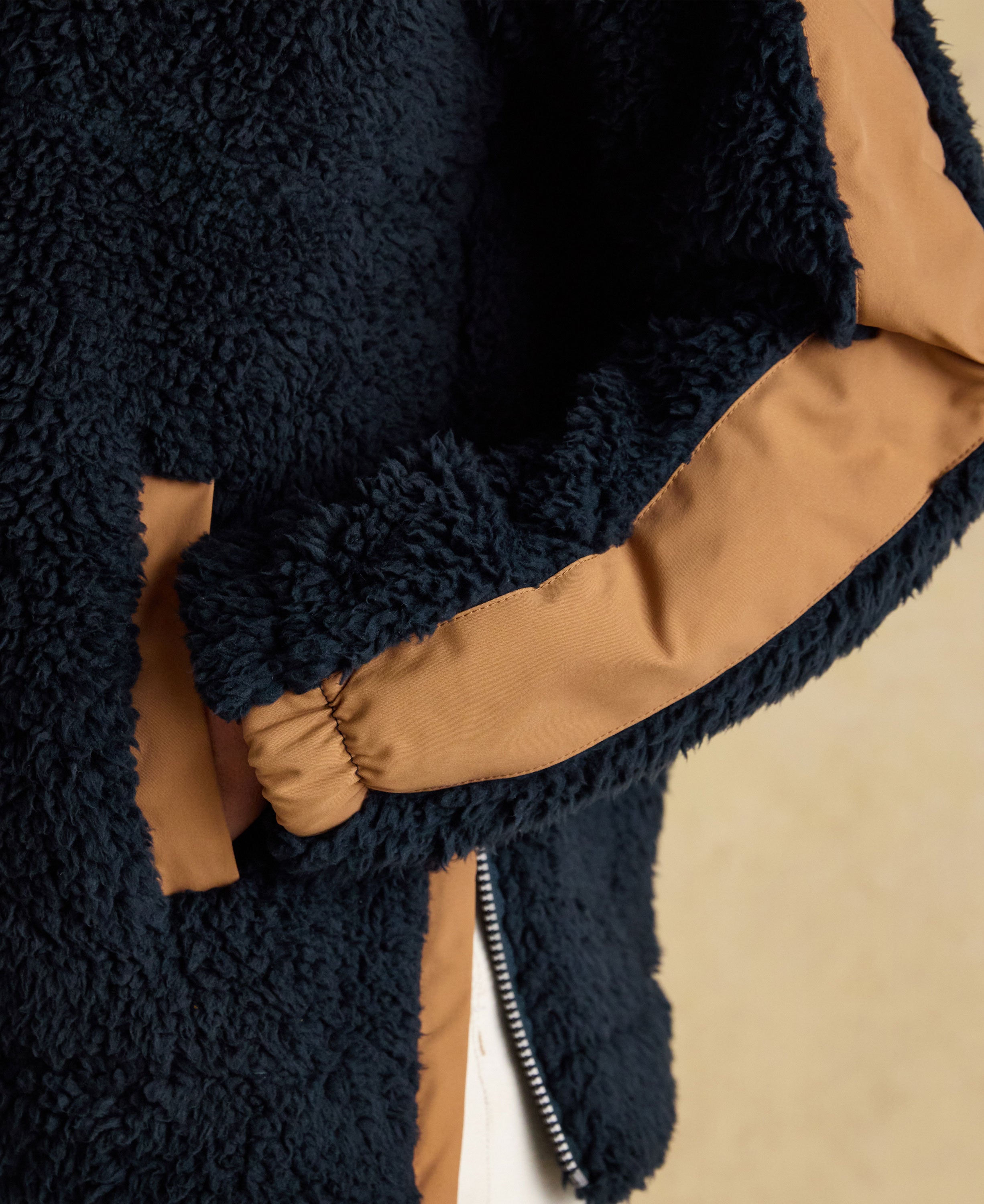 Tilly Fleece Borg - Navy